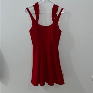 Red Sleeveless Dress
